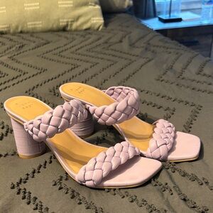 a new day Braided Lavender Heels